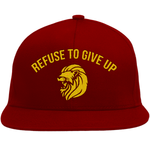 Refuse To Give Up Snapback Red/Gold