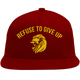 Refuse To Give Up Snapback Red/Gold